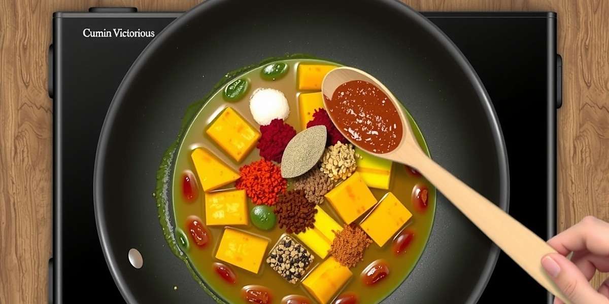 Cumin Victorious Gameplay Cumin Victorious gameplay showing player preparing a traditional North Indian curry with various spices